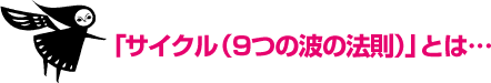 �u�T�C�N���i9�̔g�̖@���j�v�Ƃ́c